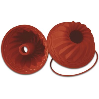 Schneider Silikonbackform Gugelhupf; 22x11 cm (ØxH); rot Schneider Silikonbackform Gugelhupf; 22x11 cm (ØxH); rot