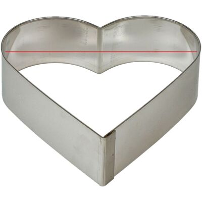 Schneider Tortenring Herz; 5x16 cm (HxØ); silber Schneider Tortenring Herz; 5x16 cm (HxØ); silber