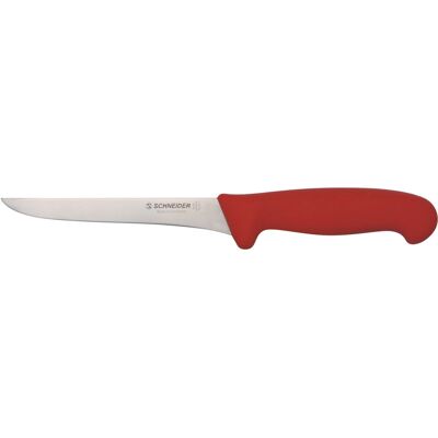 Schneider Ausbeinmesser; Klingenlänge 15 cm; rot Schneider Ausbeinmesser; Klingenlänge 15 cm; rot