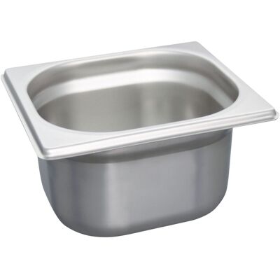 Schneider Behälter GN 1/6 Edelstahl; GN 1/6, 1600 ml, 10 cm (T); edelstahl Schneider Behälter GN 1/6 Edelstahl; GN 1/6, 1600 ml, 10 cm (T); edelstahl