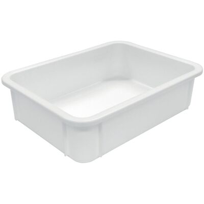 Schneider Pizzaballenbehälter; 10000 ml, 40x30x10 cm (LxBxH); weiß Schneider Pizzaballenbehälter; 10000 ml, 40x30x10 cm (LxBxH); weiß