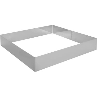 Schneider Schnitten-/Backrahmen Quadrat; 30x30x5 cm (LxBxH); edelstahl Schneider Schnitten-/Backrahmen Quadrat; 30x30x5 cm (LxBxH); edelstahl