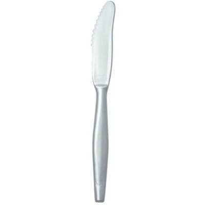 WACA Messer SAN Kunststoff; 19 cm (L); silber; 25 Stück / Pack WACA Messer SAN Kunststoff; 19 cm (L); silber; 25 Stück / Pack