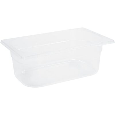 Schneider Behälter GN 1/4; GN 1/4, 2600 ml, 10 cm (T); transparent Schneider Behälter GN 1/4; GN 1/4, 2600 ml, 10 cm (T); transparent