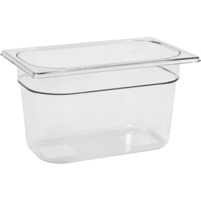 Schneider Behälter GN 1/4 Polycarbonat; GN 1/4, 3800 ml, 15 cm (T); transparent Schneider Behälter GN 1/4 Polycarbonat; GN 1/4, 3800 ml, 15 cm (T); transparent