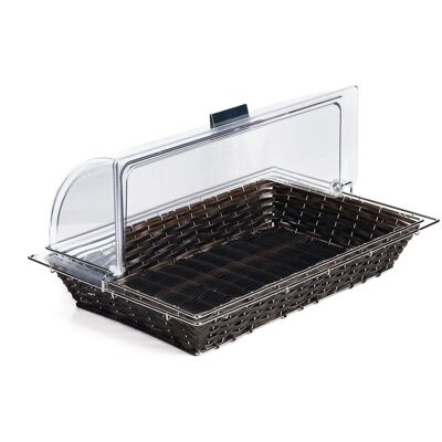 APS Korb; 56.5x36.5x10 cm (LxBxH); dunkelbraun; rechteckig APS Korb; 56.5x36.5x10 cm (LxBxH); dunkelbraun; rechteckig