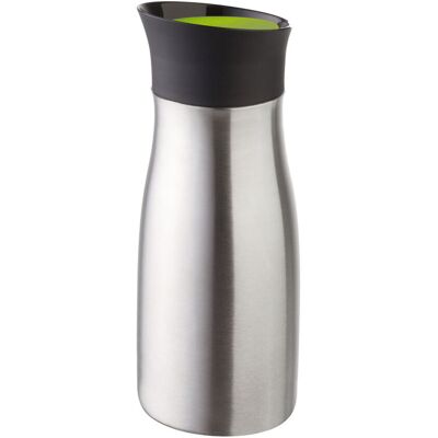 helios To-Go-Becher Click´N´Drink; 400 ml, 7.5x19.5 cm (ØxH); kiwi/edelstahl helios To-Go-Becher Click´N´Drink; 400 ml, 7.5x19.5 cm (ØxH); kiwi/edelstahl