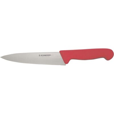 Schneider Kochmesser; Klingenlänge 16 cm; rot Schneider Kochmesser; Klingenlänge 16 cm; rot
