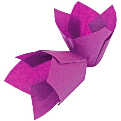 Schneider Muffinform Tulpe braun; 5x5x5x5.5 cm (LxBxØxH); pink; 1000 Stück / Pack Schneider Muffinform Tulpe braun; 5x5x5x5.5 cm (LxBxØxH); pink; 1000 Stück / Pack