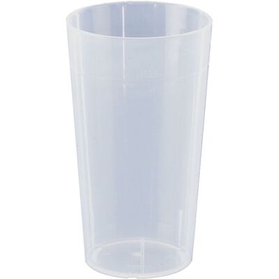 WACA Trinkbecher Polypropylen; 300 ml, 7x13 cm (ØxH); transparent; 0.3 l Eichstrich, 50 Stück / Pack WACA Trinkbecher Polypropylen; 300 ml, 7x13 cm (ØxH); transparent; 0.3 l Eichstrich, 50 Stück / Pack