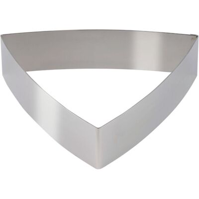 Schneider Dessert-/ Tortenring Dreieck gewölbt; 20x5 cm (LxH); edelstahl Schneider Dessert-/ Tortenring Dreieck gewölbt; 20x5 cm (LxH); edelstahl