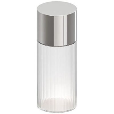 APS Essig- / Ölflasche -THE GRID-; 6x15.5 cm (BxH); transparent/silber APS Essig- / Ölflasche -THE GRID-; 6x15.5 cm (BxH); transparent/silber