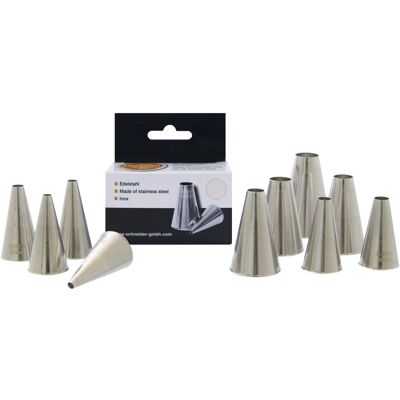 Schneider Lochtüllen-Set Edelstahl 10-teilig; edelstahl Schneider Lochtüllen-Set Edelstahl 10-teilig; edelstahl