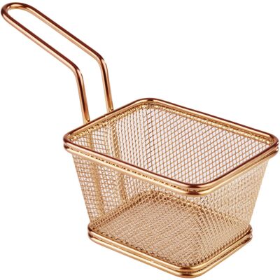 APS Servier-Frittierkorb Snackholder eckig; 10x9.5x6.5 cm (LxBxH); gold; rechteckig APS Servier-Frittierkorb Snackholder eckig; 10x9.5x6.5 cm (LxBxH); gold; rechteckig