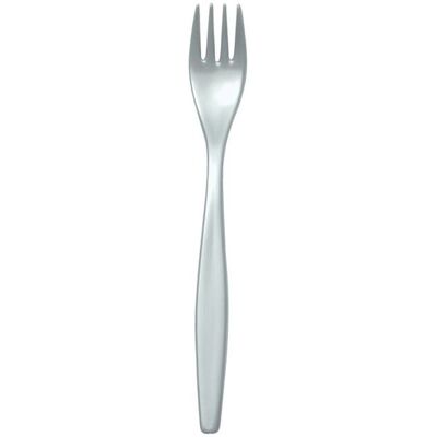 WACA Gabel SAN Kunststoff; 19 cm (L); silber; 25 Stück / Pack WACA Gabel SAN Kunststoff; 19 cm (L); silber; 25 Stück / Pack