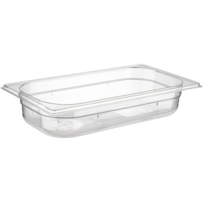 APS GN 1/3 Behälter, Polycarbonat; GN 1/3, 2400 ml, 32.5x17.5x6.5 cm (LxBxT); transparent APS GN 1/3 Behälter, Polycarbonat; GN 1/3, 2400 ml, 32.5x17.5x6.5 cm (LxBxT); transparent