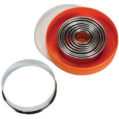 Schneider Ausstechersatz Rund; 3x11 cm (HxØ); edelstahl Schneider Ausstechersatz Rund; 3x11 cm (HxØ); edelstahl