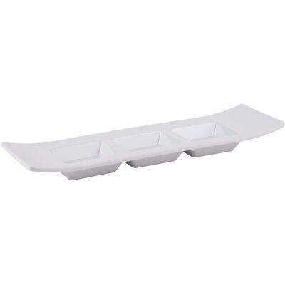 APS Dipschale CASUAL; 29x9x3 cm (LxBxH); weiß; rechteckig APS Dipschale CASUAL; 29x9x3 cm (LxBxH); weiß; rechteckig