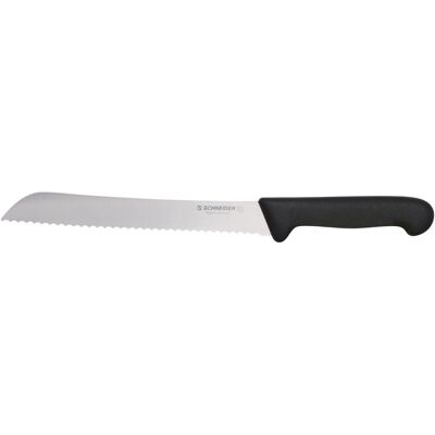 Schneider Brotmesser; Klingenlänge 21 cm, 21 cm (L); schwarz Schneider Brotmesser; Klingenlänge 21 cm, 21 cm (L); schwarz