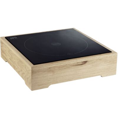 APS Induktionsstation, 2-tlg. Set 39 x 39 cm, H: 10 cm; 39x39x10 cm (BxTxH); eiche/schwarz APS Induktionsstation, 2-tlg. Set 39 x 39 cm, H: 10 cm; 39x39x10 cm (BxTxH); eiche/schwarz