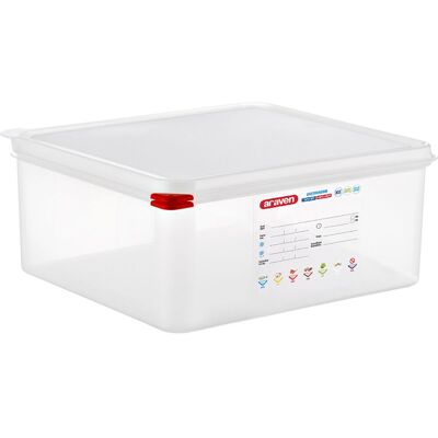 Araven Gastronormbehälter mit Deckel, Polypropylen; Größe GN 2/3, 13500 ml, 35.4x32.5x15 cm (LxBxT); transparent Araven Gastronormbehälter mit Deckel, Polypropylen; Größe GN 2/3, 13500 ml, 35.4x32.5x15 cm (LxBxT); transparent