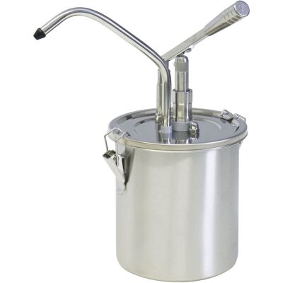 Schneider Hebel Dosierspender; 3000 ml, 18x38 cm (ØxH); edelstahl Schneider Hebel Dosierspender; 3000 ml, 18x38 cm (ØxH); edelstahl