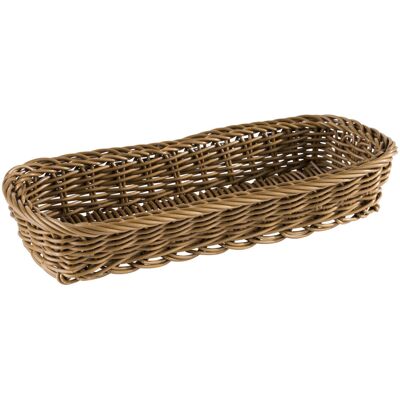 APS Besteckkorb -ECONOMIC- 27 x 10 cm, H: 4,5 cm - 40010; 27x10x5 cm (LxBxH); braun APS Besteckkorb -ECONOMIC- 27 x 10 cm, H: 4,5 cm - 40010; 27x10x5 cm (LxBxH); braun
