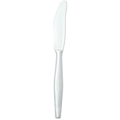 WACA Messer SAN Kunststoff; 19 cm (L); weiß; 25 Stück / Pack WACA Messer SAN Kunststoff; 19 cm (L); weiß; 25 Stück / Pack