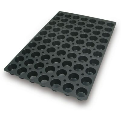 Schneider Silikonbackform Muffin Mini; 40 ml, 60x40x4.5x3 cm (LxBxØxH); schwarz Schneider Silikonbackform Muffin Mini; 40 ml, 60x40x4.5x3 cm (LxBxØxH); schwarz