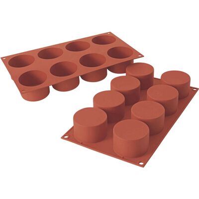 Schneider Silikonbackform Zylinder Medium; 123 ml, 30x17.5x6.3x4 cm (LxBxØxH); rot Schneider Silikonbackform Zylinder Medium; 123 ml, 30x17.5x6.3x4 cm (LxBxØxH); rot