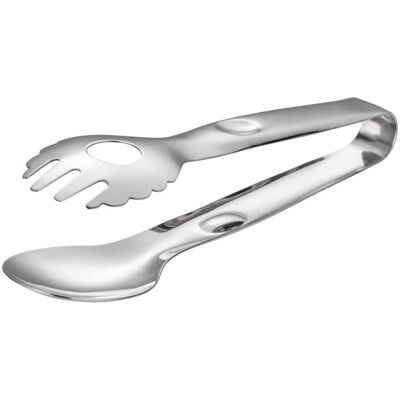 APS Salatzange -TIDLOS- Gesamtlänge: 22 cm Edelstahl, hochglanzpoliert einseitig geschlitzt Schaufelmaß: 5 x 2 cm; 5.5x9x22 cm (LxBxH); silber APS Salatzange -TIDLOS- Gesamtlänge: 22 cm Edelstahl, hochglanzpoliert einseitig geschlitzt Schaufelmaß: 5 x 2 cm; 5.5x9x22 cm (LxBxH); silber