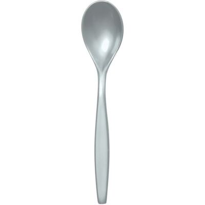WACA Suppenlöffel SAN Kunststoff; 19 cm (L); silber; 25 Stück / Pack WACA Suppenlöffel SAN Kunststoff; 19 cm (L); silber; 25 Stück / Pack