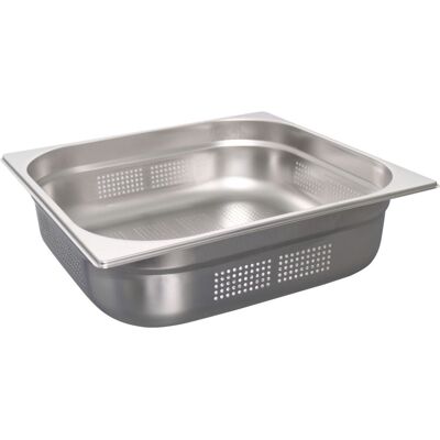 Schneider Behälter GN 2/3 Edelstahl gelocht; GN 2/3, 8400 ml, 10 cm (T); edelstahl Schneider Behälter GN 2/3 Edelstahl gelocht; GN 2/3, 8400 ml, 10 cm (T); edelstahl