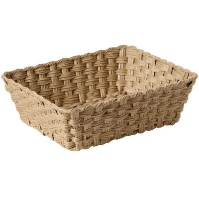APS GN Korb -TWIRL-; 32.5x26.5x10 cm (LxBxH); braun APS GN Korb -TWIRL-; 32.5x26.5x10 cm (LxBxH); braun