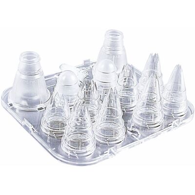 Schneider Tüllenkassetten-Set Sterntüllen; transparent Schneider Tüllenkassetten-Set Sterntüllen; transparent