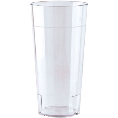 WACA Trinkbecher SAN Kunststoff; 300 ml, 7x13 cm (ØxH); transparent; 0.3 l Eichstrich, 50 Stück / Pack WACA Trinkbecher SAN Kunststoff; 300 ml, 7x13 cm (ØxH); transparent; 0.3 l Eichstrich, 50 Stück / Pack