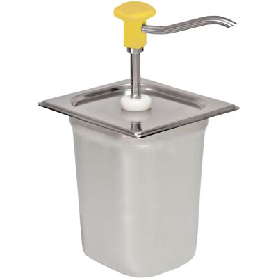 Schneider Druckknopf Dosierspender; 3000 ml, 18x16.5x32 cm (LxBxH); gelb Schneider Druckknopf Dosierspender; 3000 ml, 18x16.5x32 cm (LxBxH); gelb