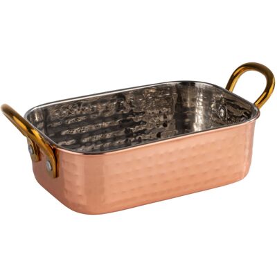 APS Servierpfanne MUMBAI, Edelstahl; 450 ml, 14.5x9.5x4.5 cm (LxBxH); kupfer APS Servierpfanne MUMBAI, Edelstahl; 450 ml, 14.5x9.5x4.5 cm (LxBxH); kupfer