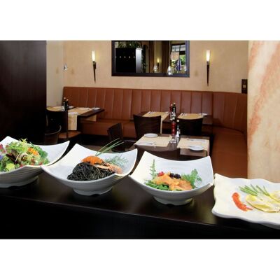 APS Schale GLOBAL BUFFET, Melamin; 3000 ml, 32.5x32.5x12 cm (LxBxH); weiß; quadratisch APS Schale GLOBAL BUFFET, Melamin; 3000 ml, 32.5x32.5x12 cm (LxBxH); weiß; quadratisch