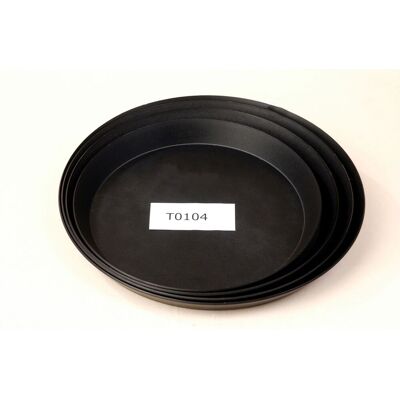 Scaritech Küchenform; 23.5 cm (Ø); schwarz; rund; 5 Stück / Pack Scaritech Küchenform; 23.5 cm (Ø); schwarz; rund; 5 Stück / Pack