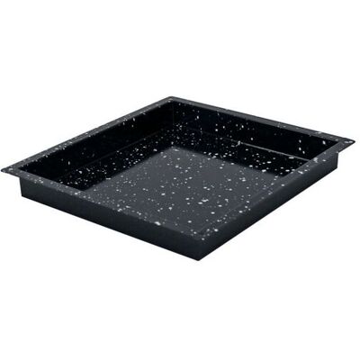 Schneider Backblech GN 2/3 Granit-Emaille; GN 2/3, 35.5x32.5x4 cm (LxBxH); schwarz; rechteckig Schneider Backblech GN 2/3 Granit-Emaille; GN 2/3, 35.5x32.5x4 cm (LxBxH); schwarz; rechteckig