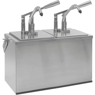 Schneider Hebel Dosierspender Cool Edelstahl; 3000 ml, 42.5x18.5x37.5 cm (LxBxH); edelstahl Schneider Hebel Dosierspender Cool Edelstahl; 3000 ml, 42.5x18.5x37.5 cm (LxBxH); edelstahl