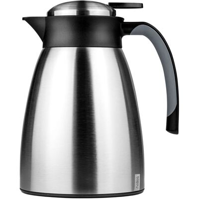 helios Edelstahl-Isolierkanne Snap; 1000 ml, 5.5x20 cm (ØxH); silber helios Edelstahl-Isolierkanne Snap; 1000 ml, 5.5x20 cm (ØxH); silber