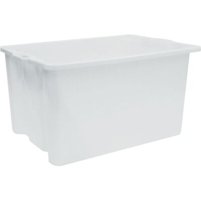 Schneider Stapelbehälter - 65 Liter; 65000 ml, 64x44x33 cm (LxBxH); weiß Schneider Stapelbehälter - 65 Liter; 65000 ml, 64x44x33 cm (LxBxH); weiß