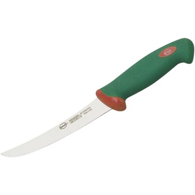 Sanelli Ausbeinmesser gebogen, ergonomischer Griff, Klingenlänge 16 cm; 16 cm (L); grün Sanelli Ausbeinmesser gebogen, ergonomischer Griff, Klingenlänge 16 cm; 16 cm (L); grün