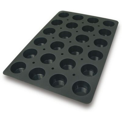 Schneider Silikonbackform Muffin; 122 ml, 60x40x6.9x3.9 cm (LxBxØxH); schwarz Schneider Silikonbackform Muffin; 122 ml, 60x40x6.9x3.9 cm (LxBxØxH); schwarz