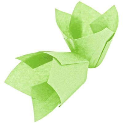 Schneider Muffinform Tulpe braun; 5x5x5x5.5 cm (LxBxØxH); grün; 1000 Stück / Pack Schneider Muffinform Tulpe braun; 5x5x5x5.5 cm (LxBxØxH); grün; 1000 Stück / Pack