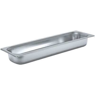 Schneider Behälter GN 2/4 Edelstahl; GN 2/4, 4300 ml, 6.5 cm (T); edelstahl Schneider Behälter GN 2/4 Edelstahl; GN 2/4, 4300 ml, 6.5 cm (T); edelstahl