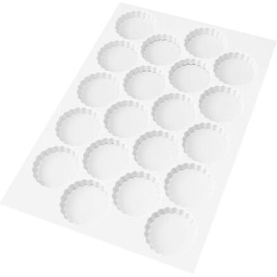 Schneider Ausstechmatte rund,gezackt; 58x39x9 cm (LxBxØ); weiß Schneider Ausstechmatte rund,gezackt; 58x39x9 cm (LxBxØ); weiß
