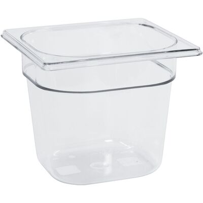 Schneider Behälter GN 1/6 Polycarbonat; GN 1/6, 2300 ml, 15 cm (T); transparent Schneider Behälter GN 1/6 Polycarbonat; GN 1/6, 2300 ml, 15 cm (T); transparent